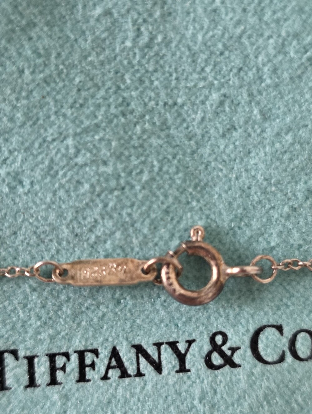 Authentic Tiffany & Co. 925 Sterling Silver Interlocking Circles Necklace - Picture 12 of 12